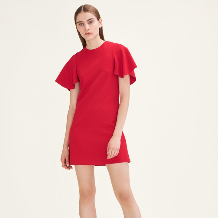 Maje Butterfly Sleeve Dress