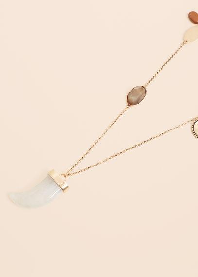 Violeta By Mango Violeta By Mango Long Triple Necklace