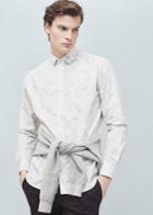 Mango Man Mango Man Slim-fit Printed Shirt