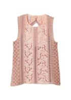 Mango Mango Guipure Panel Blouse