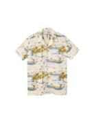 Mango Man Mango Man Regular-fit Tropical Print Shirt