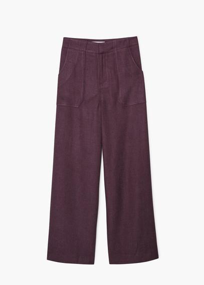 Mango Pocket Palazzo Trousers