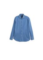 Mango Man Mango Man Slim-fit Denim Tailored Shirt