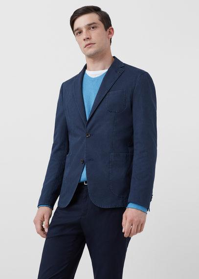 Mango Man Mango Man Cotton Canvas Blazer