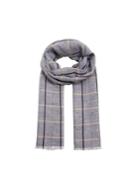 Mango Man Mango Man Checked Linen Cotton Scarf