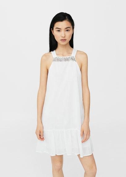 Mango Mango Jewel Texture Dress