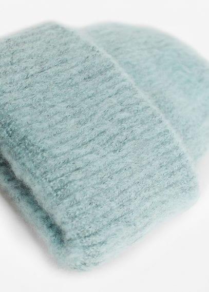 Mango Mango Textured Knit Beanie