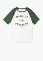 Mango Man Mango Man Printed Brooklyn T Shirt