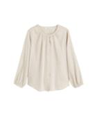 Mango Mango Speckled Linen-blend Blouse