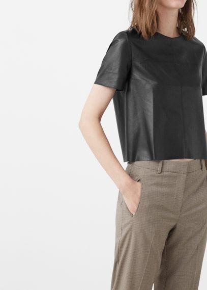 Mango Mango Zipped Back Top