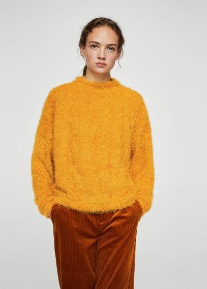 Mango Mango Textured Mohair-blend Sweater
