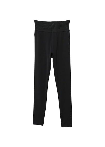 Mango Mango Constrast Waist Leggings