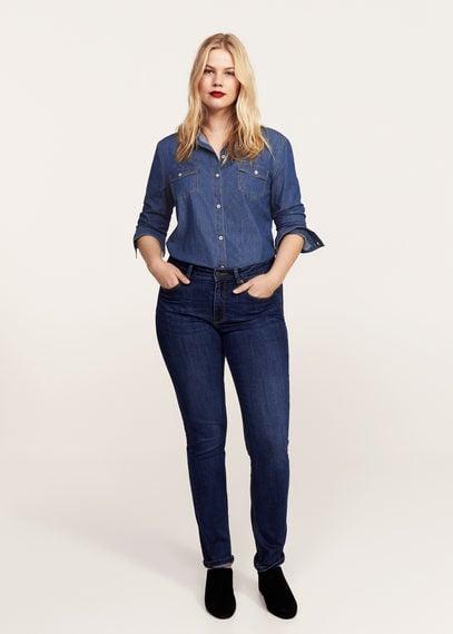 Violeta By Mango Violeta By Mango Chest-pocket Denim Shirt