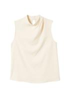 Mango Mango Pleat Detailed Top