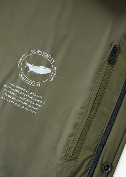 Mango Man Mango Man Oversize Quilted Down Anorak