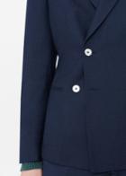 Mango Man Mango Man Double-breasted Wool Suit Blazer