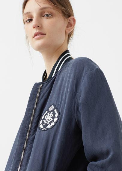 Mango Mango Cotton Bomber Jacket