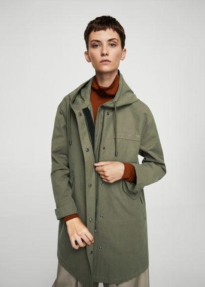 Mango Mango Braided Cord Parka
