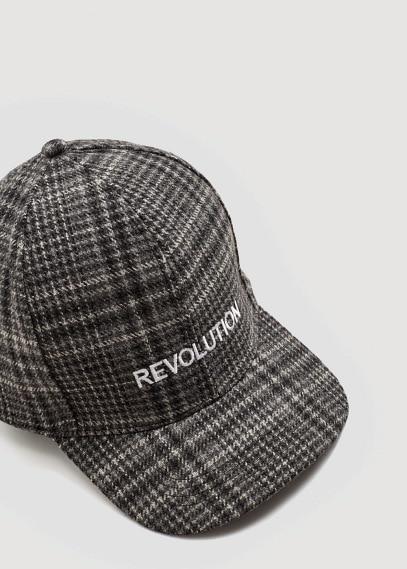Mango Mango Embroidered Wool Cap