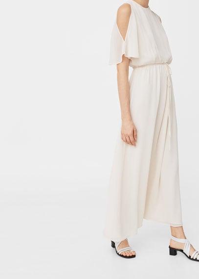 Mango Mango  Drawstring Waist Dress