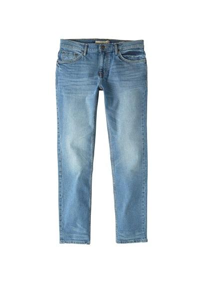 Mango Man Mango Man Slim-fit Faded Medium Wash Tim Jeans