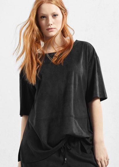 Violeta By Mango Violeta By Mango Suede T Shirt
