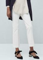 Mango Mango Stretch Cotton-blend Trousers