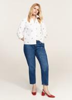 Violeta By Mango Violeta By Mango Floral Embroidered Shirt