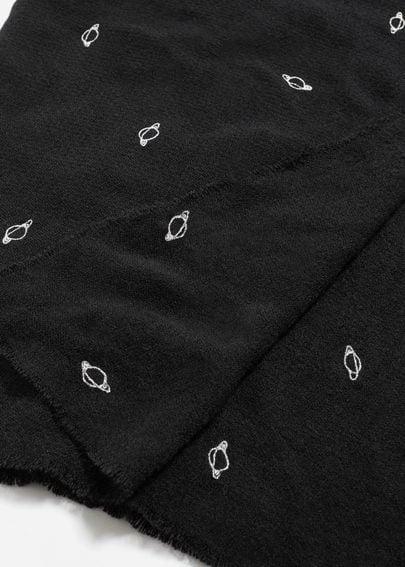 Mango Mango Planet Print Scarf