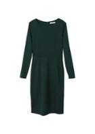 Mango Mango Side Slit Knit Dress
