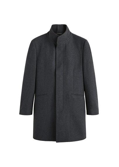Mango Man Mango Man Unstructured Wool-blend Coat
