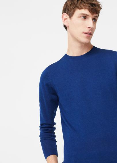Mango Man Mango Man Rounded Neck Wool Sweater