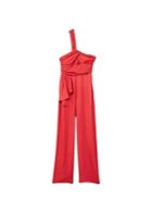 Mango Mango Ruffled Asimetric Jumpsuit