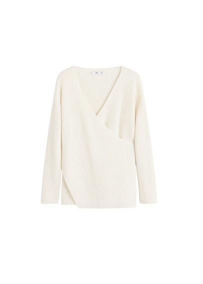 Mango Mango Wrapped Wool Sweater