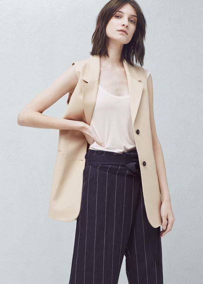 Mango Mango Straight-cut Boyfriend Gilet