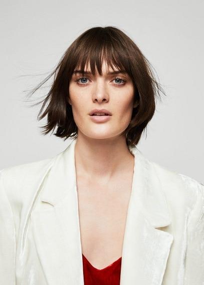 Mango Mango Velvet Oversize Blazer