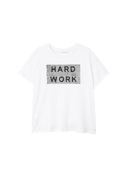 Mango Mango Reversible Sequins T-shirt