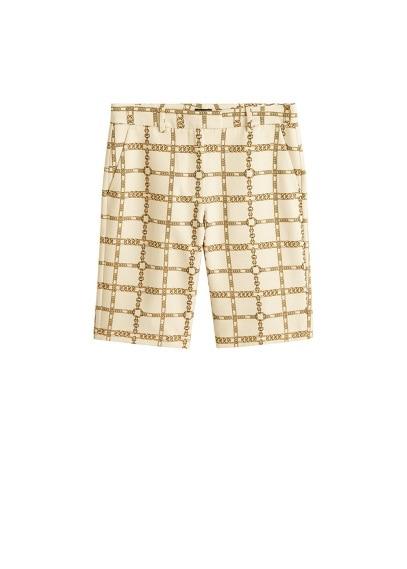 Mango Mango Chain Print Bermuda