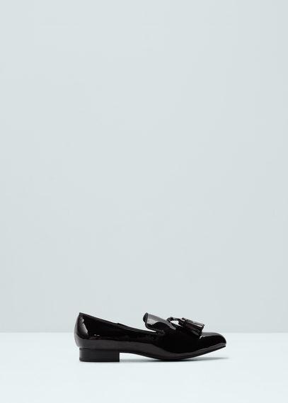 Mango Mango Tassel Patent Shoes