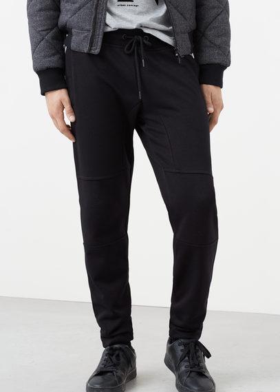 Mango Man Mango Man Plush Cotton-blend Training Trousers