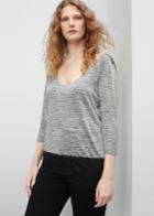 Violeta By Mango Violeta By Mango Lace Panel T-shirt