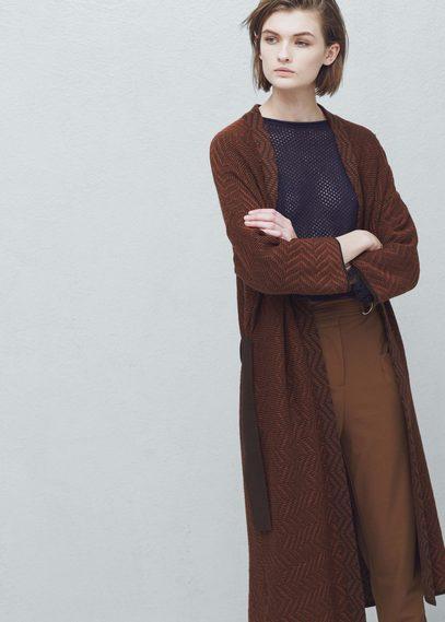 Mango Mango Belt Cardigan