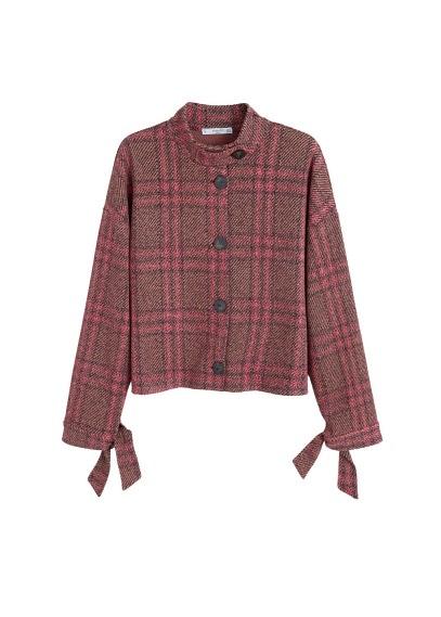 Mango Mango Check Tweed Jacket