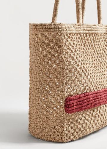 Mango Mango Jute Basket Bag