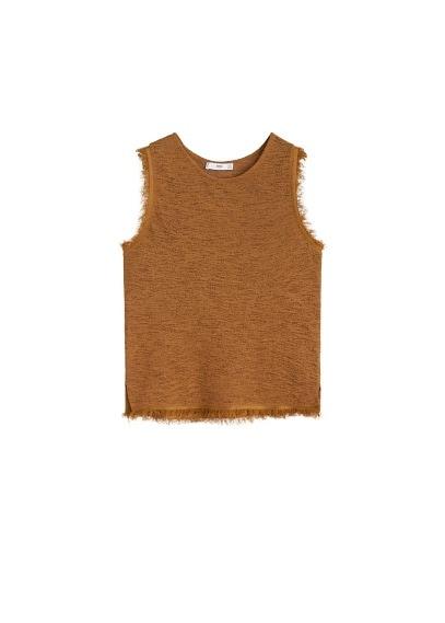 Mango Mango Frayed Edges Top