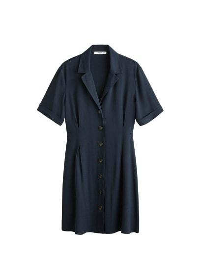 Mango Mango Shirt Piqu Dress