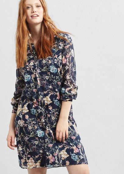 Violeta By Mango Violeta By Mango Cord Floral Dress