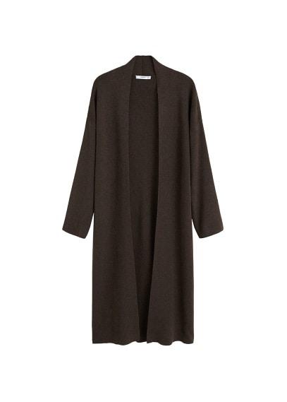 Mango Mango Ribbed Soft Cardigan