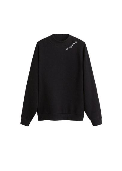 Mango Mango High Collar Sweatshirt