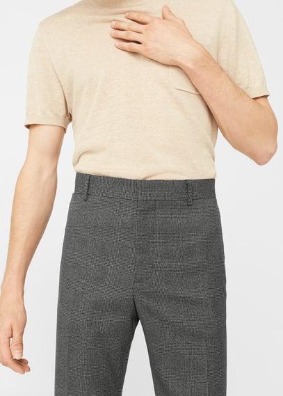 Mango Man Mango Man Prince Of Wales Suit Trousers